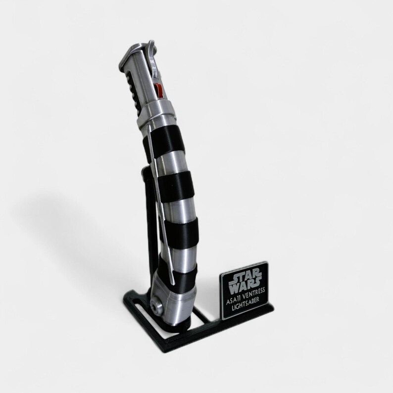 Asajj Ventress Lightsaber (Clone Wars) With Optional Vertical/Horizontal/Wall Stand image 4