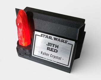 Sith Red / Character Kyber Crystal With Stand - Lights up!