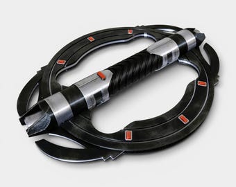 Eleventh Brother Inquisitor  (Crow) Lightsaber With Optional Horizontal Stand (Moving Parts)