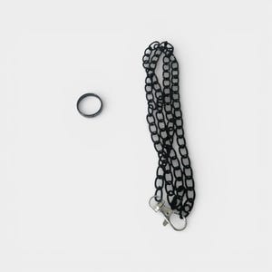 The One Ring in Black With Optional Stand and Chain image 4