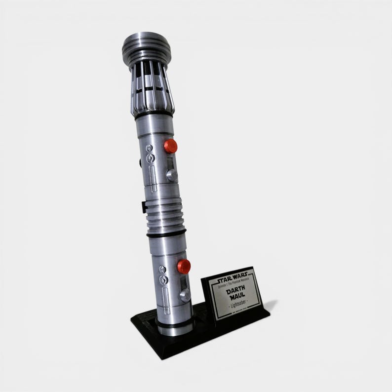 Darth Maul Lightsaber With Optional Vertical/Horizontal/Wall Stand Half - V Stand