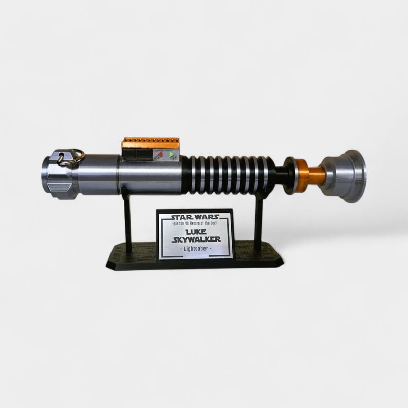 Luke Skywalker EP6 Lightsaber With Optional Vertical/Horizontal/Wall Stand image 4