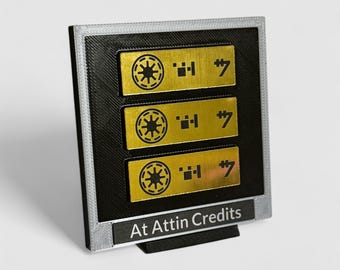 At Attin Credits With Stand