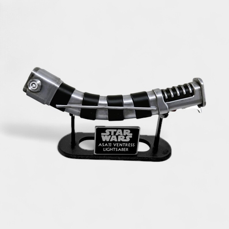 Asajj Ventress Lightsaber (Clone Wars) With Optional Vertical/Horizontal/Wall Stand image 3