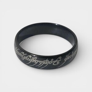 The One Ring in Black With Optional Stand and Chain Ring Only