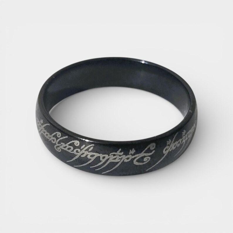 The One Ring in Black With Optional Stand and Chain Ring Only
