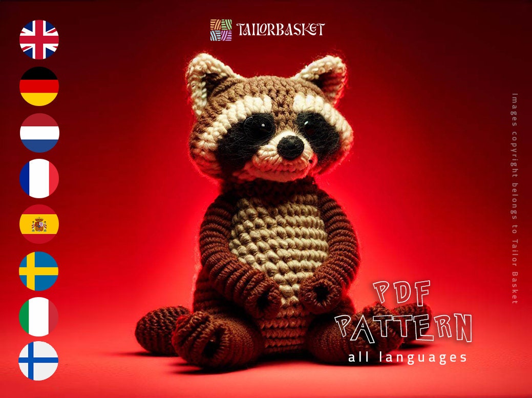 30 Anime Crochet Patterns to Stitch Your Favorite Characters, Plushies, and Fan-Favorite... 24 Anime Raccoon Crochet Doll Pattern