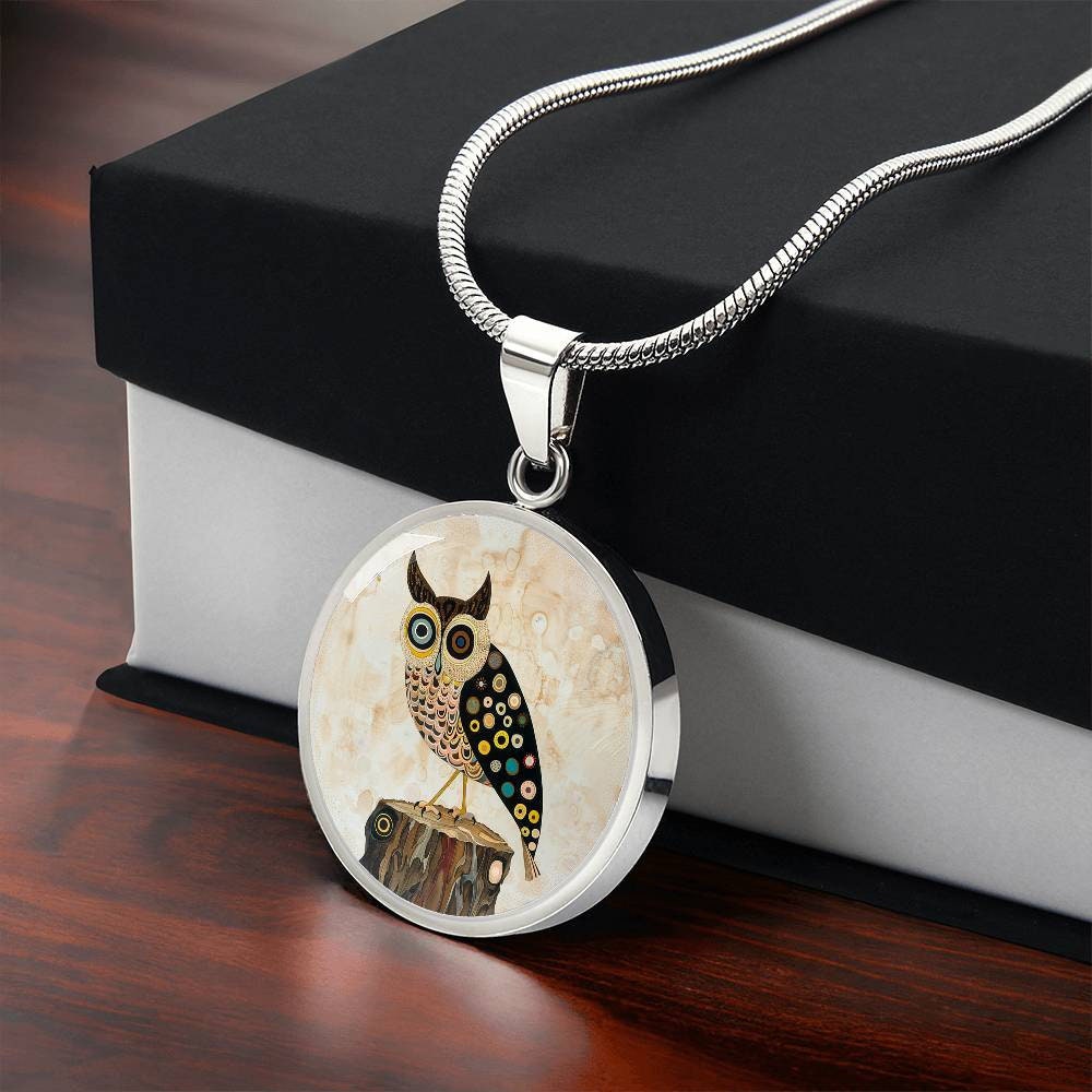 Owl Charm Pendant Jewelry Gift for Her Engraved Barn Owl Necklace Cute Bracelet 4 Night Owl Personalized Keyring Fun Y2J Gift 4 Wise Friend