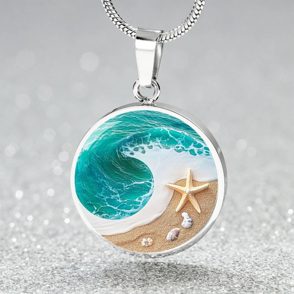 LOVE OCEAN　50cm変更　necklace Ocean Necklace Gift for Wife | Oceanic Bracelet Gift for
