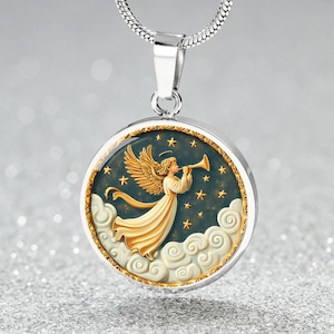 Angel of Light Pendant Necklace, Bracelet or Keychain | Archangel Gabriel Present | Celestial Guardian Jewelry | Comfort & Hope Keepsake, personal necklace for wife, sister inlaw necklace, gifted daughter necklace, birthdaypresent forher, birthdaypresent gift, gifts-for-best friend, artistic jewelry designs, whimsicaljewelry, funjewelry, uniqu jewelry, colorfuljewelry, artistic art jewelry, gift for creative person, mom-birthday-presents, birthday present forher,
