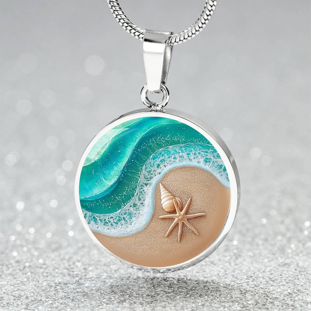 LOVE OCEAN　50cm変更　necklace Beach Sand Ocean Necklace Gift for Wife | Oceanic Bracelet Gift