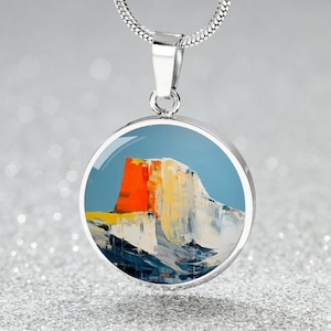 El Capitan Necklace Gift for Her Cute Yosemite National Park Jewelry Personalized 4 Friend Colorful Mountain Keyring Outdoor Hiking Bracelet