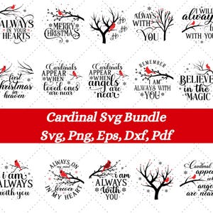Cardinal Svg Bundle, Memorial Svg Bundle, Memorial Quotes, Rest In Peace Svg, Loving Memory Svg, Heaven svg, Christian Svg, Remembrance Svg