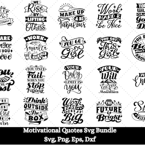 Motivational Quotes Svg Bundle, Affirmations Quotes Svg Bundle, Inspirational Svg, Motivational Svg, Self Love Svg Bundle, Mental Health Svg