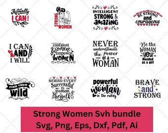 Girl power svg bundle, inspirational svg, motivational svg, women empowerment, Women Up SVG Cut Files, Feminism SVG, instant download