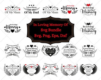Memorial Svg Bundle, Rest In Peace Svg, Cardinal Svg, Loving Memory Svg, Heaven svg, Christian Svg, Remembrance Svg, In Loving Memory Svg