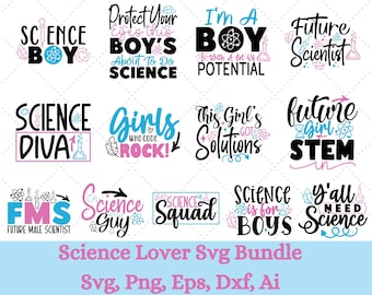 Pacchetto SVG scienza, futuro scienziato SVG, camicia scienziato Svg, citazioni scientifiche, insegnante di scienze, amante della scienza SVG, chimica, nerd della scienza