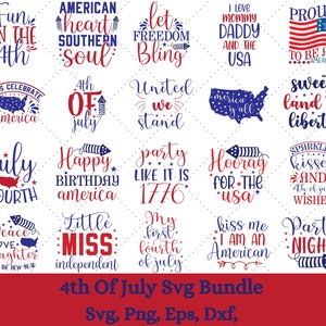 4th of July SVG Bundle, July 4th Svg, Independence Day Svg, patriotic svg, Fourth of July Svg, America svg, USA Flag, Independence Day Shirt