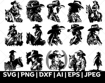 Cowgirl Svg Bundle, cowgirl shirt, coastal cowgirl, Cowgirl PNG, Rodeo Horse Svg, Western svg, Country Girl svg,Cowgirl Hat svg, Cowgirl Svg