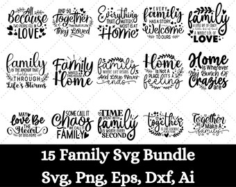 Familie SVG Bundle, Familie Wand Zeichen svg, Haus Zeichen svg, Familie Zitate SVG Bundle, Familie Zeichen, Wohndekor svg, Familie SVG, Bauernhaus Zeichen svg