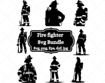 Firefighter svg Bundle, firefighter svg, Dad firefighter svg, fighter life svg, Firefighter Wife, Firefighter silhouette, Firefighter png
