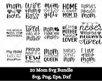Mamma Svg Bundle, Mors Dag Svg, Mamma Svg, Mamma Liv Svg, Mamma till Pojkar Flickor Svg, Mamma Svg, Rolig Mamma Svg, Mamma Citat Svg, Välsignad Mamma Svg