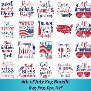 4th of July SVG Bundle, July 4th Svg, Independence Day Svg, patriotic svg, Fourth of July Svg, America svg, USA Flag, Independence Day Shirt