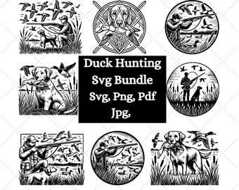 Duck Hunting Svg, Hunter And Dog Svg Bundle, HUNTING SVG Bundle, Hunter Svg, Deer Hunting Svg, Hunting Clipart, Hunting Cut Files For Cricut