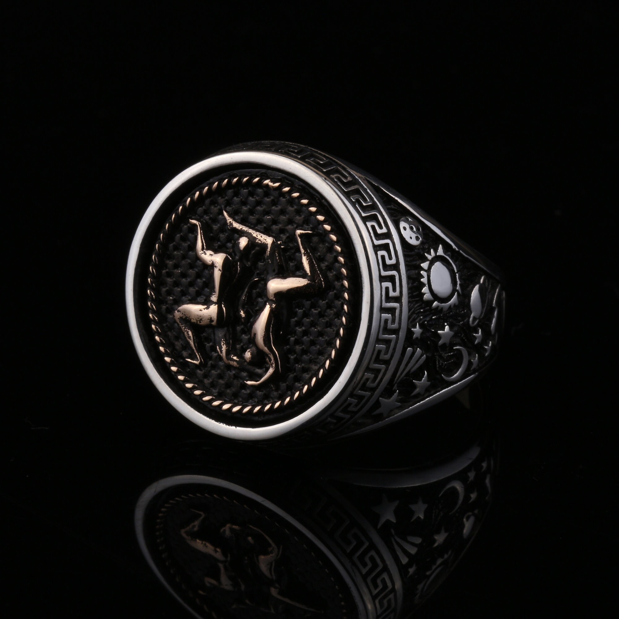 Gemini Zodiac Silver Ring, Zodiac Sign Ring, Gemini Jewelry, Horoscope ...