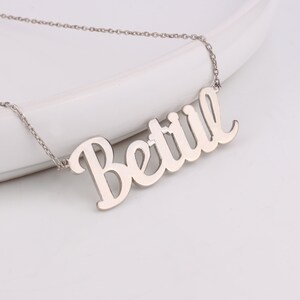 Collar de barra personalizado, collar de apellido, collar de barra delicada, collar de triple nombre, collares de nombre de guión, regalo del Día de las Madres