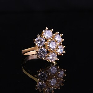 14K Gold Womens Flower Ring, Handmade Gold Ring, Flower Ring Models,Gold Bridal Ring,Gold Ring for Gift,Flower Themed Jewelry, ideas for her