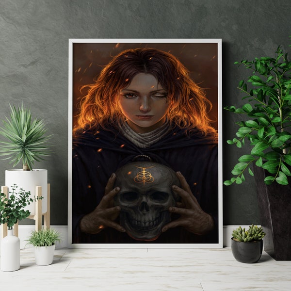 Elden Ring Art, Elden Ring Leinwand, Elden Ring Poster, Gaming Leinwand, Elden Ring Druck, Elden Ring Wandkunst, Für Spielraum Leinwand