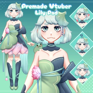 Model préfabriqué Vtuber (pret à l'emploi) Entièrement gréé - Corps entier - Lily