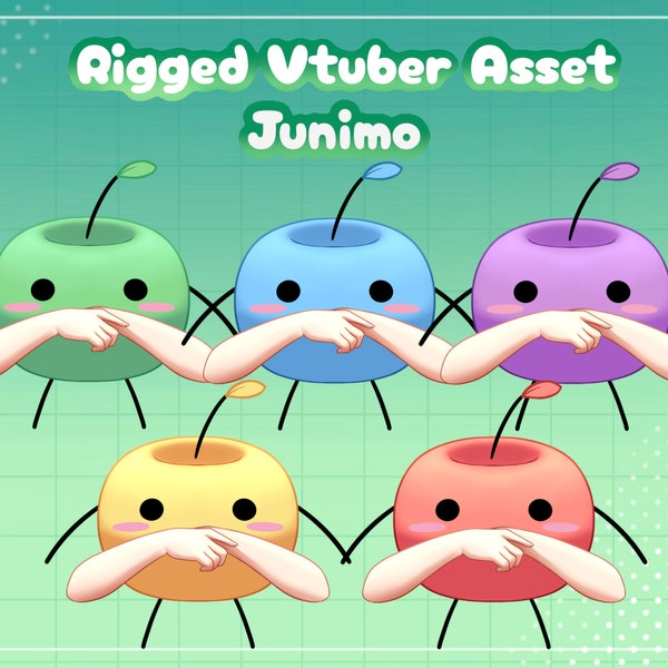 Vtuber Asset - Fully rigged - Junimo