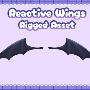 Vtuber Asset - Reactive Wings