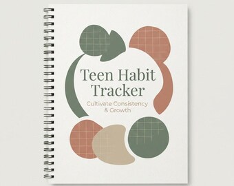 Teen Habit Tracker, Printable PDF, Digital Download