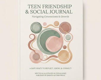 Teen Friendship & Social Journal, Printable PDF, Digital Download