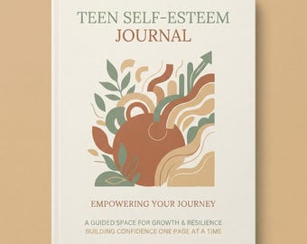 Teen Self-Esteem Journal, Printable PDF, Digital Download
