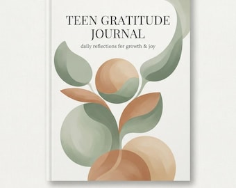 Teen Gratitude Journal, Printable PDF, Digital Download