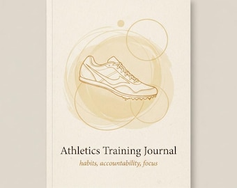 Athletics Training Journal Printable PDF — Competition, Training and PB Tracker