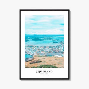 Jeju Island Print, Jeju Island Photo Poster, Jeju Island Travel Wall Art, Jeju Island Map Print, Jeju Island Photography Print, South Korea