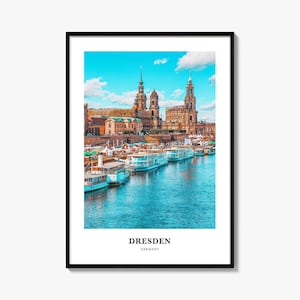 Dresden Print, Dresden Photo Poster, Dresden Travel Wall Art, Dresden Map Print, Dresden Photography Print, Dresden Wall Décor, Germany