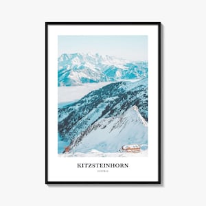 Kitzsteinhorn Print, Kitzsteinhorn Photo Poster, Kitzsteinhorn Travel Wall Art, Kitzsteinhorn Map Print, Kitzsteinhorn Photography, Austria