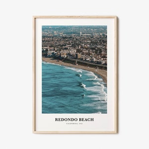 Redondo Beach Print, Redondo Beach Photo Poster, Redondo Beach Travel Wall Art, Redondo Beach Map Print, Redondo Beach, California, USA