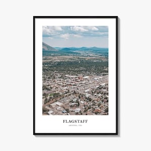 Flagstaff Print, Flagstaff Photo Poster, Flagstaff Travel Wall Art, Flagstaff Map Print, Flagstaff Photography Print, Arizona, USA