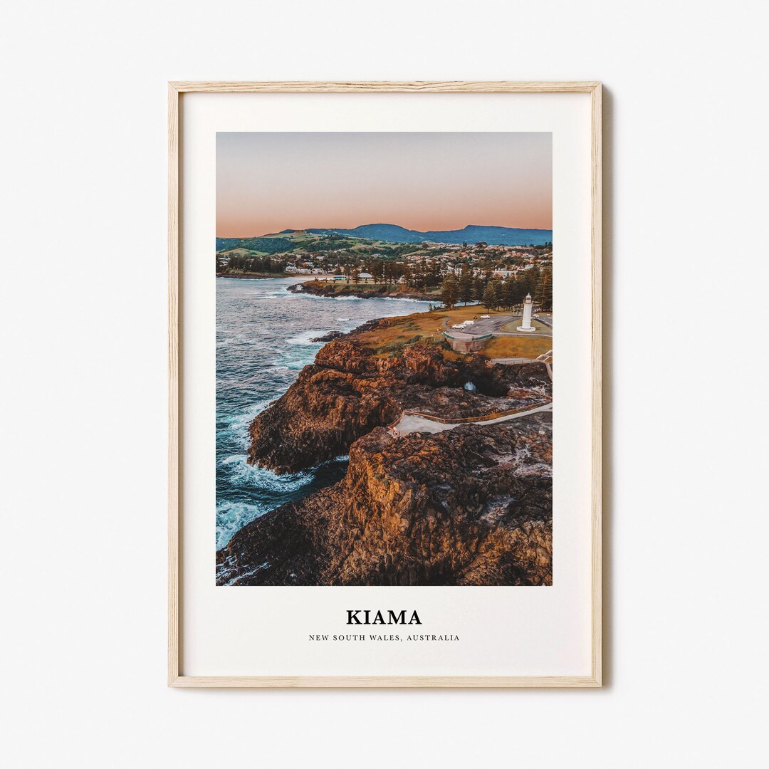 Kiama Print Kiama Photo Poster Kiama Travel Wall Art Kiama Etsy Australia