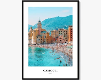 Camogli Print, Camogli Photo Poster, Camogli Travel Wall Art, Camogli Map Print, Camogli Photography Print, Camogli Wall Décor, Italy