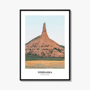 Nebraska Print, Nebraska Photo Poster, Nebraska Travel Wall Art, Nebraska Map Print, Nebraska Print, Nebraska Wall Décor, United States