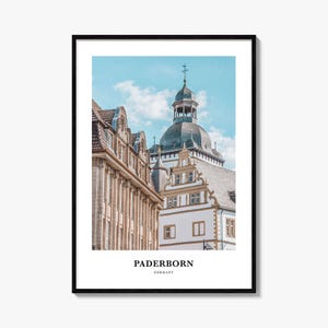 Paderborn Print, Paderborn Photo Poster, Paderborn Travel Wall Art, Paderborn Map Print, Paderborn Photography Print, Germany