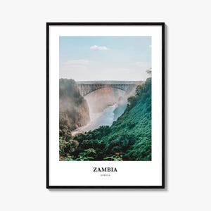 Sambia Print, Sambia Foto Poster, Sambia Reise Wandkunst, Sambia Karte Druck, Sambia Fotografie Druck, Sambia Wanddekor, Afrika